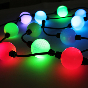 Magic Dream Color 3D <strong>DMX</strong> 50mm Diameter Addressable Pixel <strong>Led</strong> <strong>String</strong> Ball Light - Product Image 1