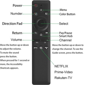 Orijinal kalite BN59-01259B/D HD 4K LCD TV uzaktan kumanda su geçirmez ve akıllı 4 ev otomasyon düğmeleri ile - Product Image 4