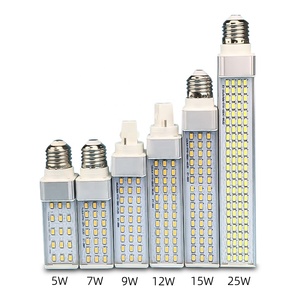 หลอดไฟ LED ทรงข้าวโพดหรี่แสงได้พร้อมไดรเวอร์ IC ไม่กะพริบ E27 G24ไฟถนนปลั๊กแบบตั้งแนวนอน - Product Image 1