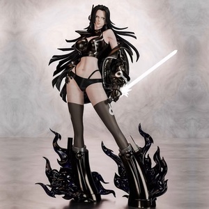 30CM 0ne Piece Boa Hancock Two Tone Fighting GK Girl Animation Peripheral <strong>Broken</strong> Mirror Statue Ornament Decorative Figure