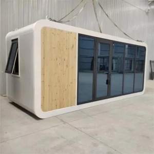 高品质简约风格小屋苹果使用模块化夹心板集装箱房屋，用于帐篷设置 - Product Image 6