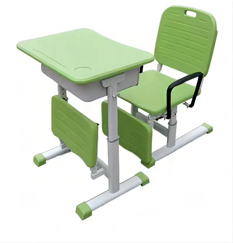 Adult School Furniture Classroom Desk and Chair Metal Materials Children's Study Table-all Modern Wholesale School Supplies