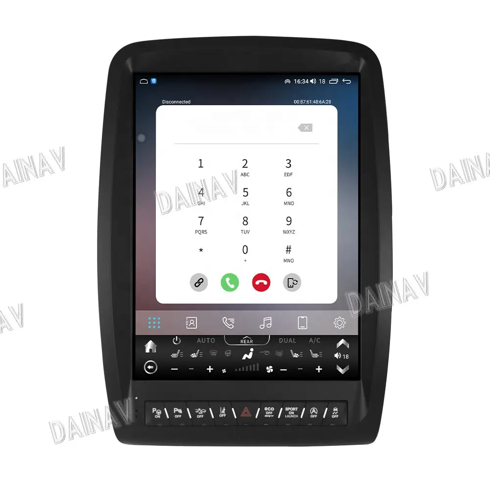 Автомагнитола на Android Для Dodge Durango 2011-2020, новейшее поколение, GPS-навигация, ЖК-дисплей, мультимедийный стереоплеер