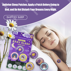 رائج البيع على شكل أنثرايف رقع مساعدة على النوم الصحية الطبيعية جيدة رقعة نوم ليلية للبالغين والأطفال للنوم بشكل أفضل - Product Image 6