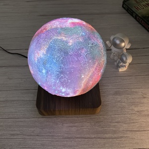 Levitating lamba akıllı 3D baskılı rüya manyetik kaldırma renkli dönen küre büyüleyici teknoloji ve sanat karışımı - Product Image 5
