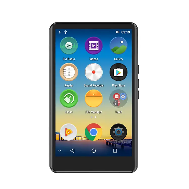 Venta de liquidación Ruizu H6 Wifi Reproductor de MP3 Bluetooth Aplicación de conexión de Android Descarga fija Reproductor MP5 inteligente portátil MP4