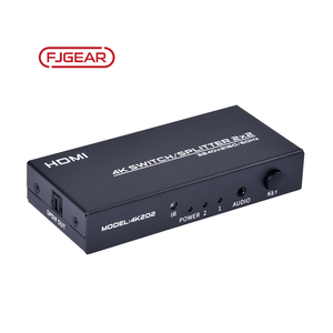 Fjgearブラックサポート3.5MmおよびSpdif光ファイバーオーディオ出力マトリックスHdmiスプリッター2 In 2 Out - Product Image 2