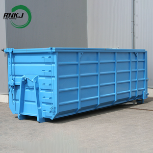 RNKJ Marca gancho elevador skip sucata bin dumpster para reciclagem waste metal bin para salehook Gancho Lift <span class=keywords><strong>Container</strong></span>