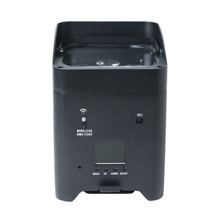 Pil Led Par 6x18w sahne düz Par ışık 4X18W WIFI WIFI uzaktan kumanda ekipmanları ile akıllı telefon kontrolü - Product Image 3
