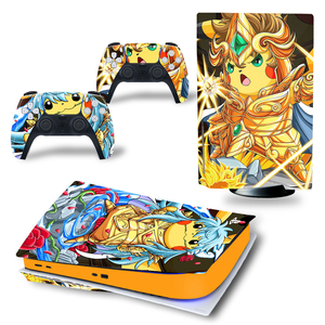 <strong>Custom</strong> Full Body Skin Sticker Protective Vinyl Decal Sticker Game Accessories for PS5 Disc Version Console and <strong>Controllers</strong> - Product Image 3