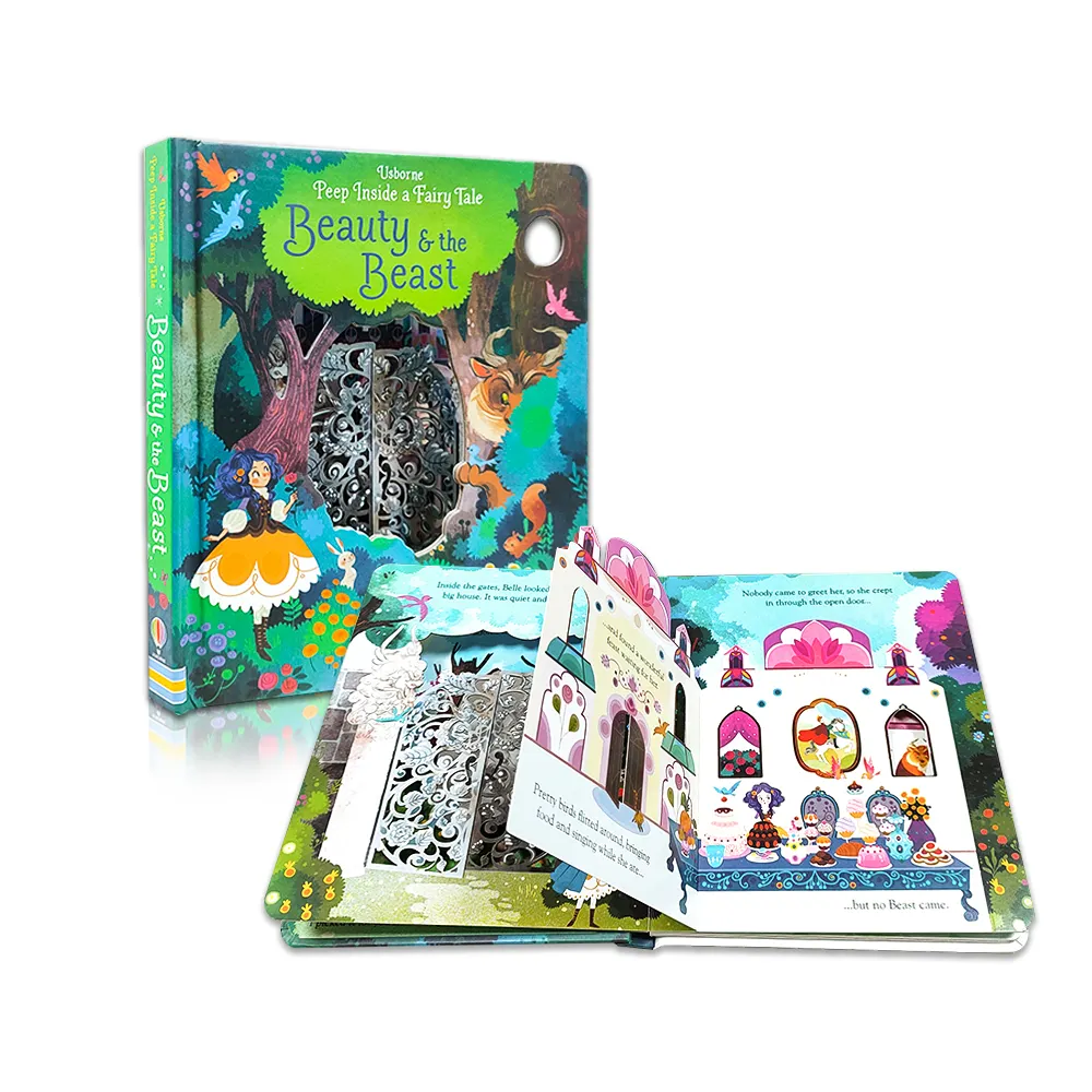 Baby educational lift the flap books fiaba 3d pop up libri di storia per bambini inglese per bambini libri di bordo stampa
