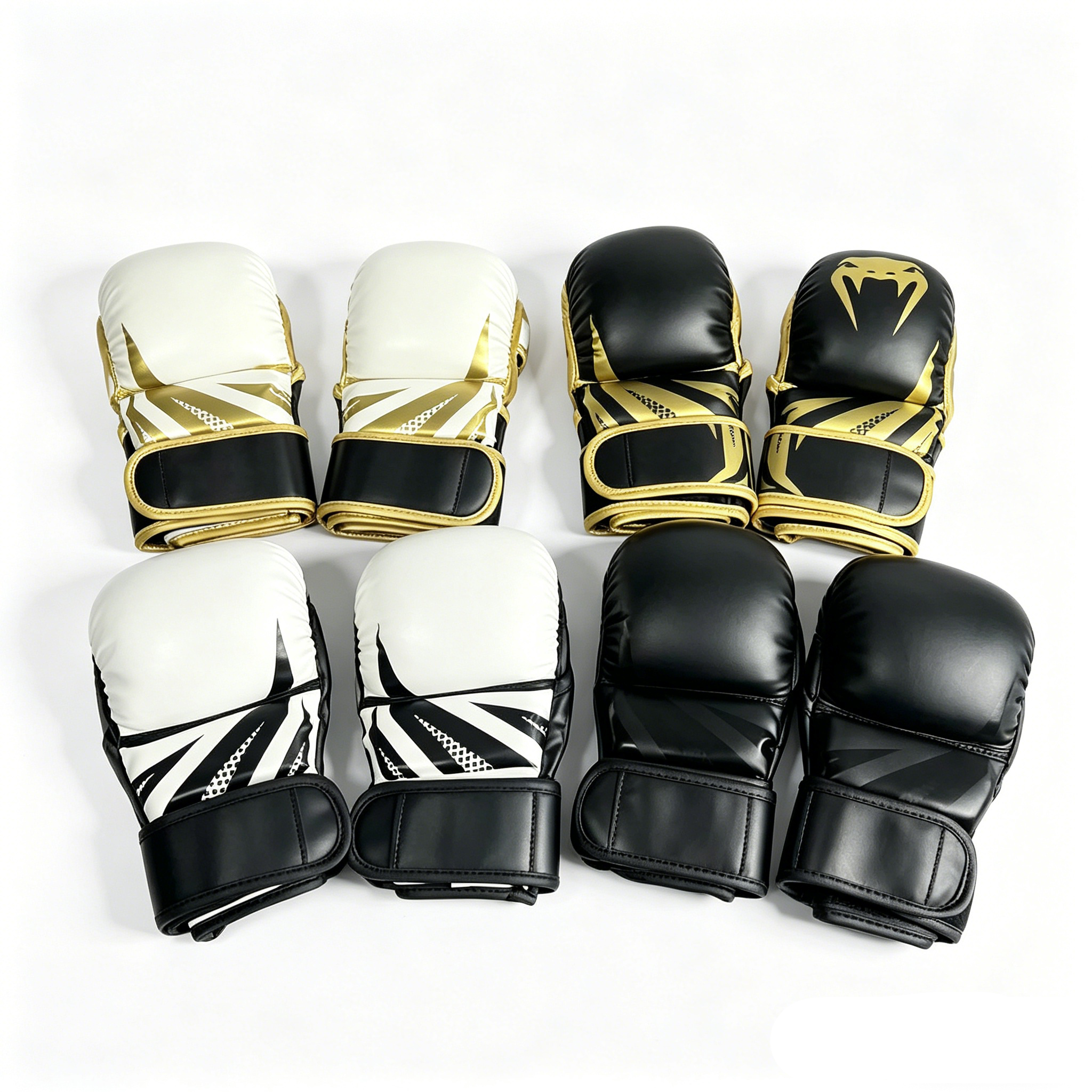 white and gold