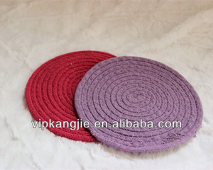 廉价防滑促销餐垫棉绳厨具定制餐桌垫 - Product Image 4