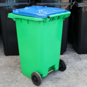 工业垃圾箱塑料垃圾桶移动垃圾容器双轮240升垃圾箱 - Product Image 4