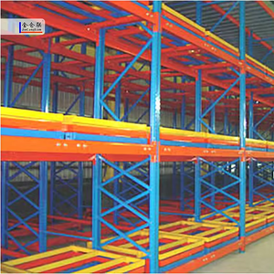 Sistema de estantería deslizante para almacén de comercio electrónico, estantería de almacenamiento industrial de empuje automático, estantería de palés selectiva de alta densidad
