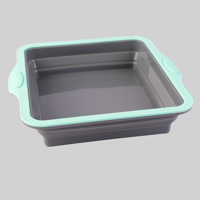 Square folding cake mold