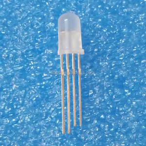 F5ล้าง/กระจายเลนส์ Dip F8 5มม./8มม. RGB LED ไดโอดพร้อม IC ในตัวซูเปอร์สดใสแอดเดรส4 Pins ผ่านแพคเกจหลุม APA106 - Product Image 1