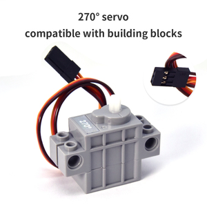 270 Grad Grey Geek Servo für Arduino für Mikro bit für Raspberry Pi Smart Auto Roboter Servomotor kompatibel mit Lego