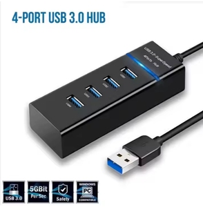 4-Port <strong>USB</strong> <strong>3</strong>.0 Hub for Laptop High-<strong>Speed</strong> Data Transmission 5Gbps Wired <strong>USB</strong> Splitter <strong>USB</strong> <strong>2</strong>.0 for Flash Drives Printers Stock - Product Image 2