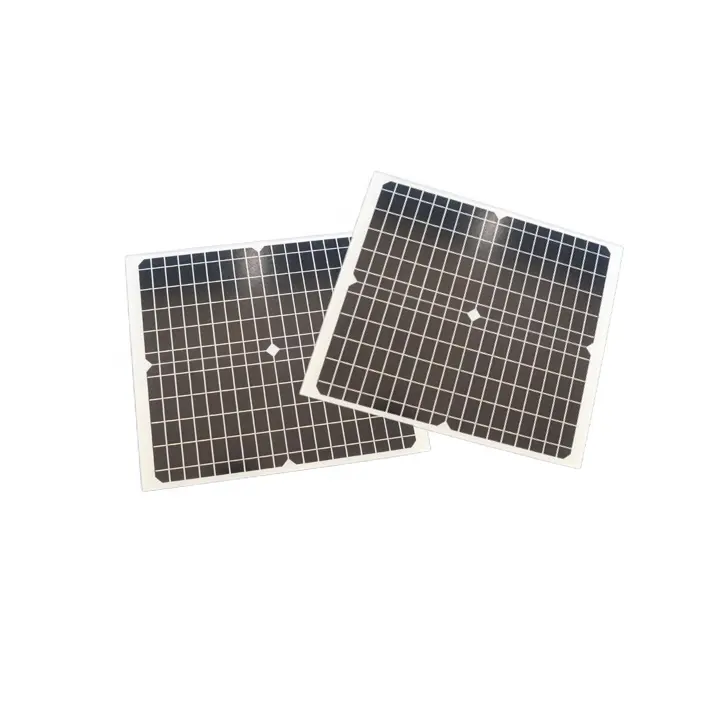 Customized Monocrystalline Cell Glass Solar Panels 20Watts 18V For 12V Battery System