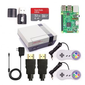 Kit completo para Raspberry Pi 3 Diy, con Wifi y Bluetooth, modelo B, fuente de alimentación, carcasa de nespretroflag, tarjeta Sd y controladores - Product Image 1