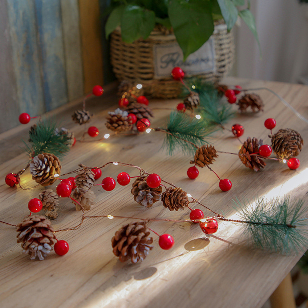 (Nouveau) Cloche de pomme de pin de Noël