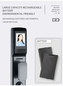 Anxia wasserdicht im freien hohe sicherheit elektrisch digital fingerabdruck smart türschloss mit Tuya APP TTLOCK WLAN-Handy-Schloss - Product Image 4