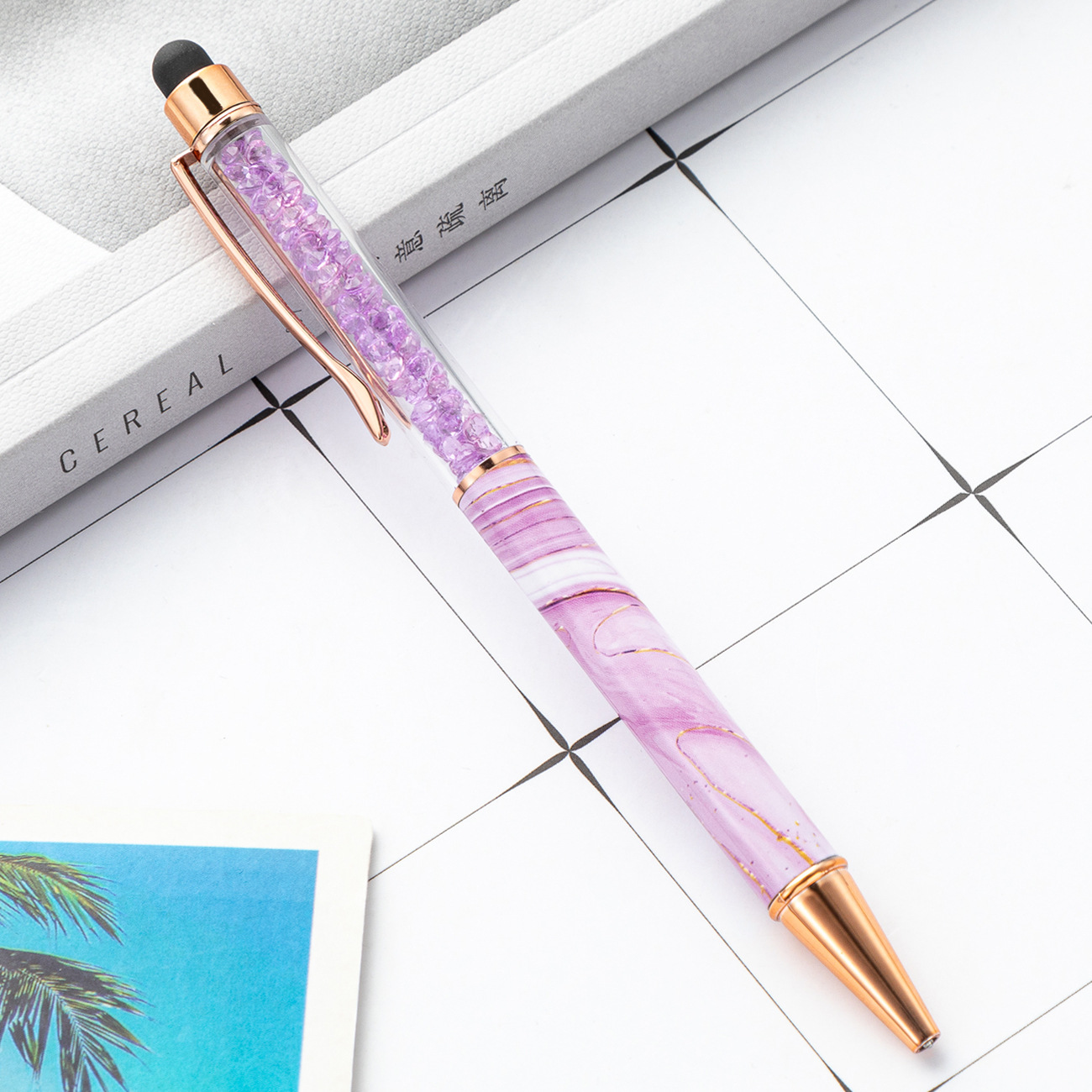 Purple marble