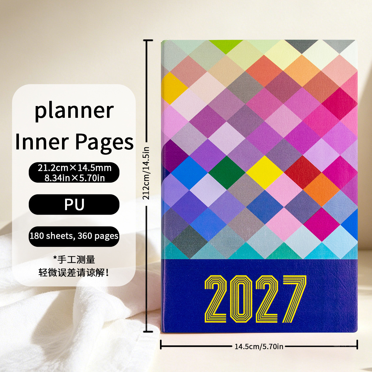Planificador 2027 - Azul Profundo