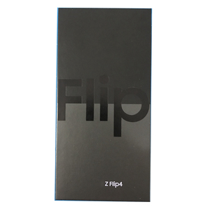 新製品梱包箱GalaxyZ Flip 4用梱包箱ケーブルマニュアル付きカードピンを取る