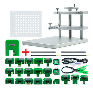 LEDBDMフレームステンレス鋼フルセット22個KESS Ktag用BDMアダプターFGTECHBDM100ECUチップチューニングプログラマーツール (プローブ付き) - Product Image 1