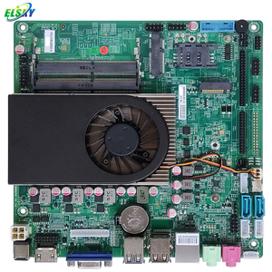 ELSKY QM9850 8th Core I5 I5-8250u procesador Quad Core 2LAN 6COM GPIO EDP DP LVDS 1HDMI VGA placa base con ventilador Intel - Product Image 2