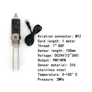 Sensor de nivel de agua vibratorio con interruptor de diapasón compacto para medición de líquidos para instalación en tanques o tuberías - Product Image 5