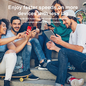 OEM屋外5g Lte Wifiモデムデュアルバンド2400Mbps 2.5Gポートロック解除ワイヤレスCpe 5gスマートWifiルーター - Product Image 6