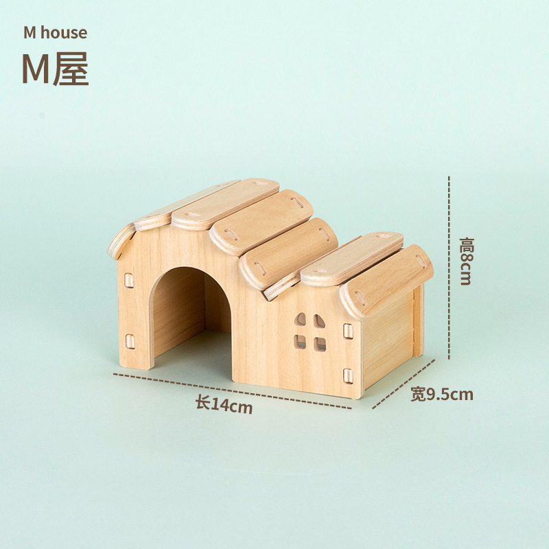 Solid wood M house