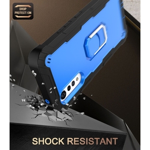 LGベルベットPCラバー用モバイルアクセサリー電話カバー回転ホルダー付き3層耐衝撃保護ケース - Product Image 5