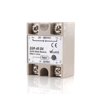 SSR-10DA SSR-25DA SSR-40DA 10A 25A 40A relé de estado sólido módulo 3-32V entrada DC 24-380V AC salida de alta calidad