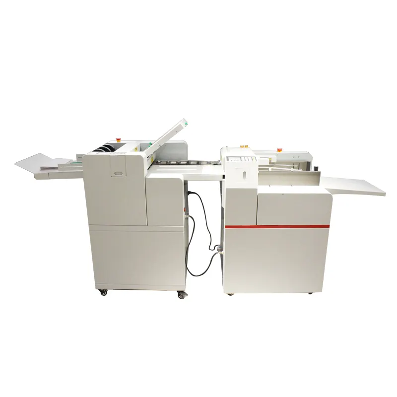 ดิจิตอล RD650A เครื่องพับกระดาษอัตโนมัติ Creasing และเครื่องเจาะสำหรับกระดาษงานฝีมือ