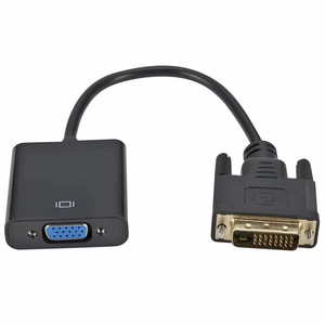 OEM Full 1080P <strong>DVi</strong> <strong>VGA</strong> Converter Video Adapter Cable for Computer Monitor Projector Male Female Frequency Splitters Converters - Product Image 1