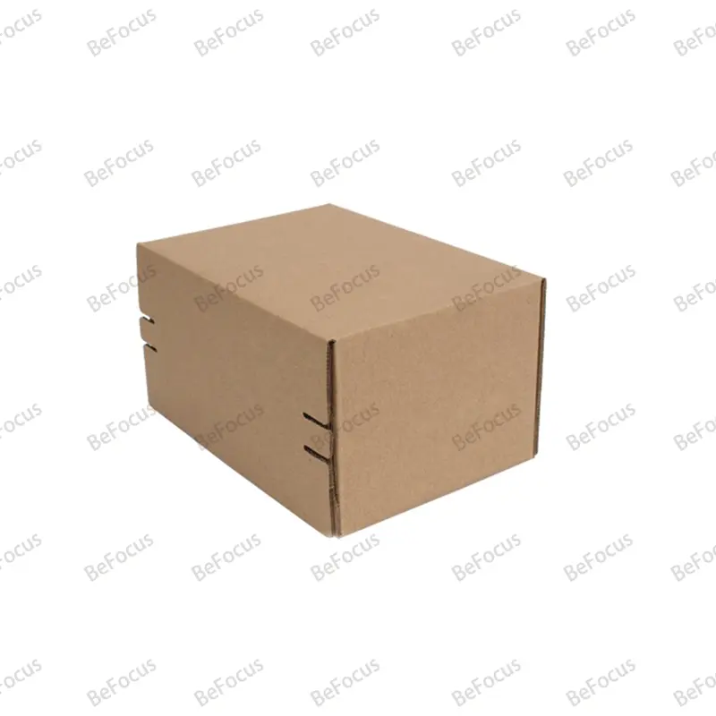 Atacado kraft dobrável fácil de rasgar papelão ondulado transporte embalagem mailer caixa de zíper Auto-adesiva cola caixas de papel