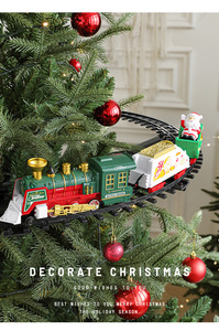 Giáng sinh thu nhỏ Train với treo theo dõi món quà điện Bộ đồ chơi - Product Image 2