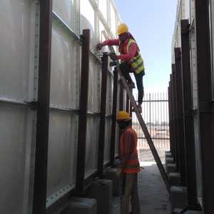 <strong>400</strong>,000 Liters <strong>GRP</strong> Water tank 20*10*2m FRP Modular Tank for Sale