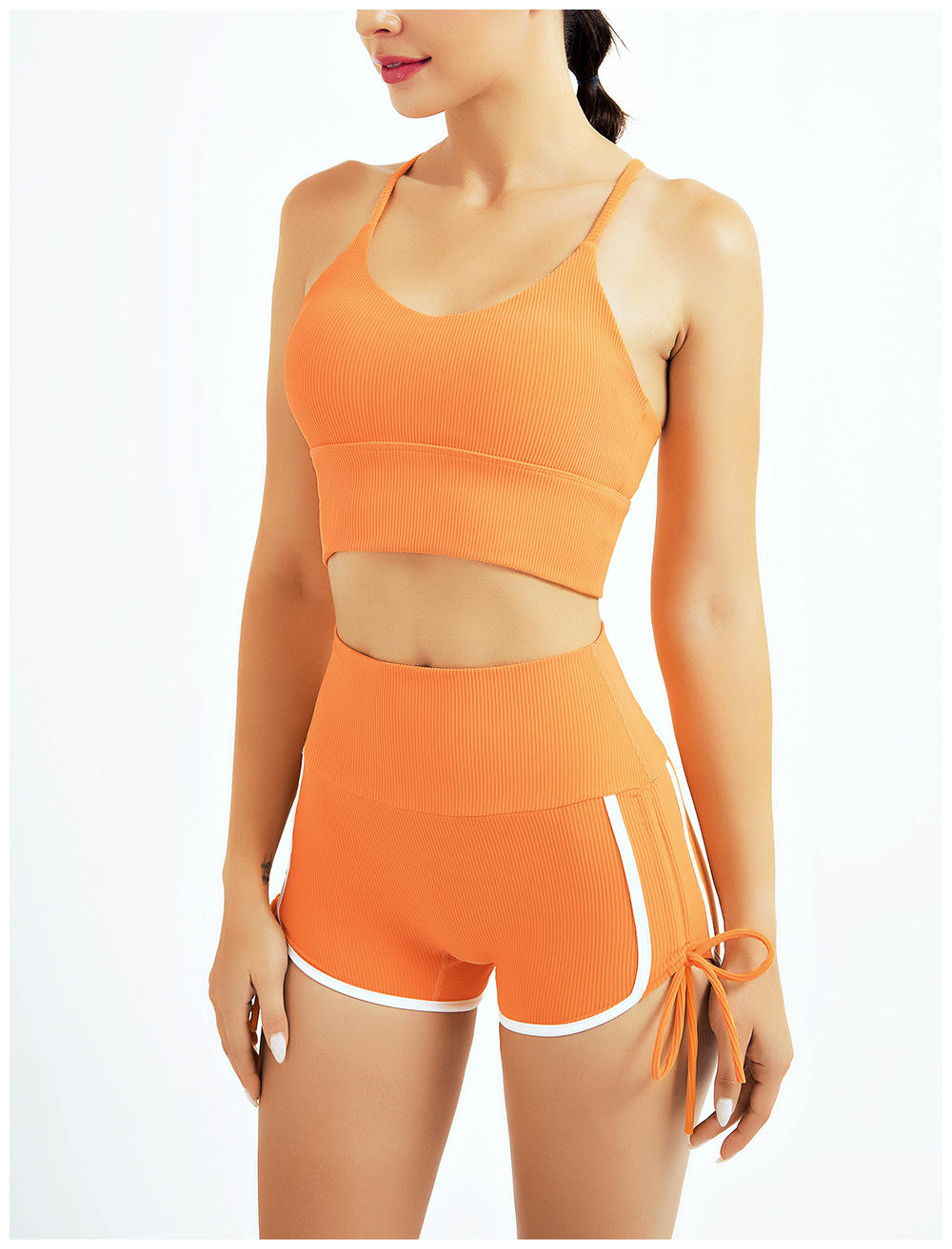 Ensemble de soutien-gorge orange 2pcs