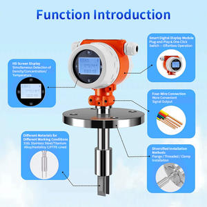 Hochpräzises Stimmgabel-Dichtemessgerät mit automatischer Korrektur, Material SS304/316L, Genauigkeit 0,001 g/cm, Temperaturbereich -50~200, 4-20mA - Product Image 3