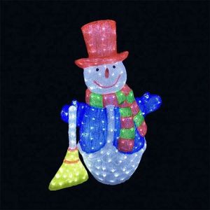 Guirnalda de luces Led con forma de copo de nieve, decoración para exteriores, Navidad, muñeco de nieve - Product Image 5
