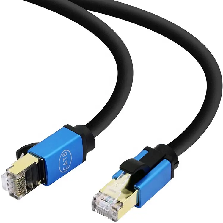 Ugreen — câble Ethernet Cat8 LAN 40Gbps, 2000Mhz, cordon de raccordement plat pour réseau Internet, haute vitesse, S/FTP, connecteur RJ45 plaqué or