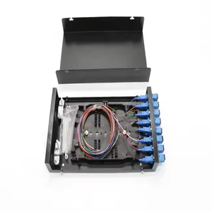 Caja montada en rack MPO / ST / SC / LC / FC Adaptador Caja de terminales FTTH de 8 núcleos Panel de conexión de fibra óptica Red FTTH - Product Image 4