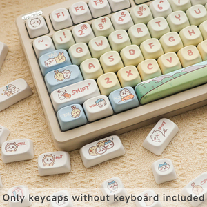Usaqi ปุ่มกดแปดปุ่มเล็กๆน่ารักแกนแม่เหล็กหมวกสำหรับคีย์บอร์ด - Product Image 2