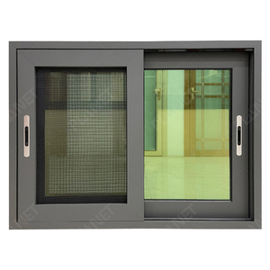 Finestre scorrevoli in alluminio antiuragano dal Design elegante per la casa con buone foto e immagini - Product Image 3