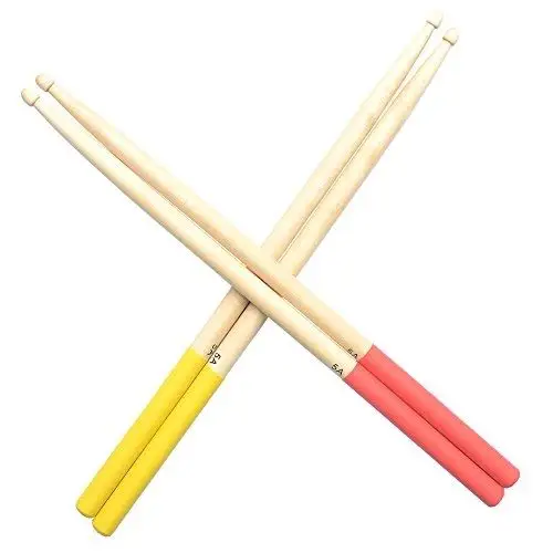 Drumsticks Met Kleur Antislip Rubberen Handvat 5a Esdoorn Drumsticks-